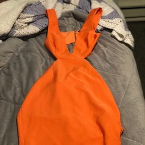 Orange dress